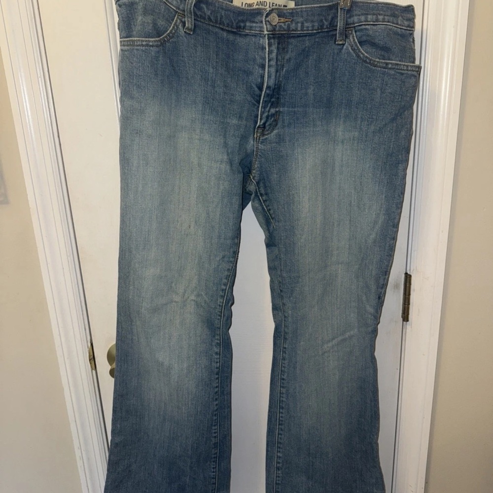 Gap Women's Original Long And Lean Solid Denim Bootcut Jeans Blue Size 14R